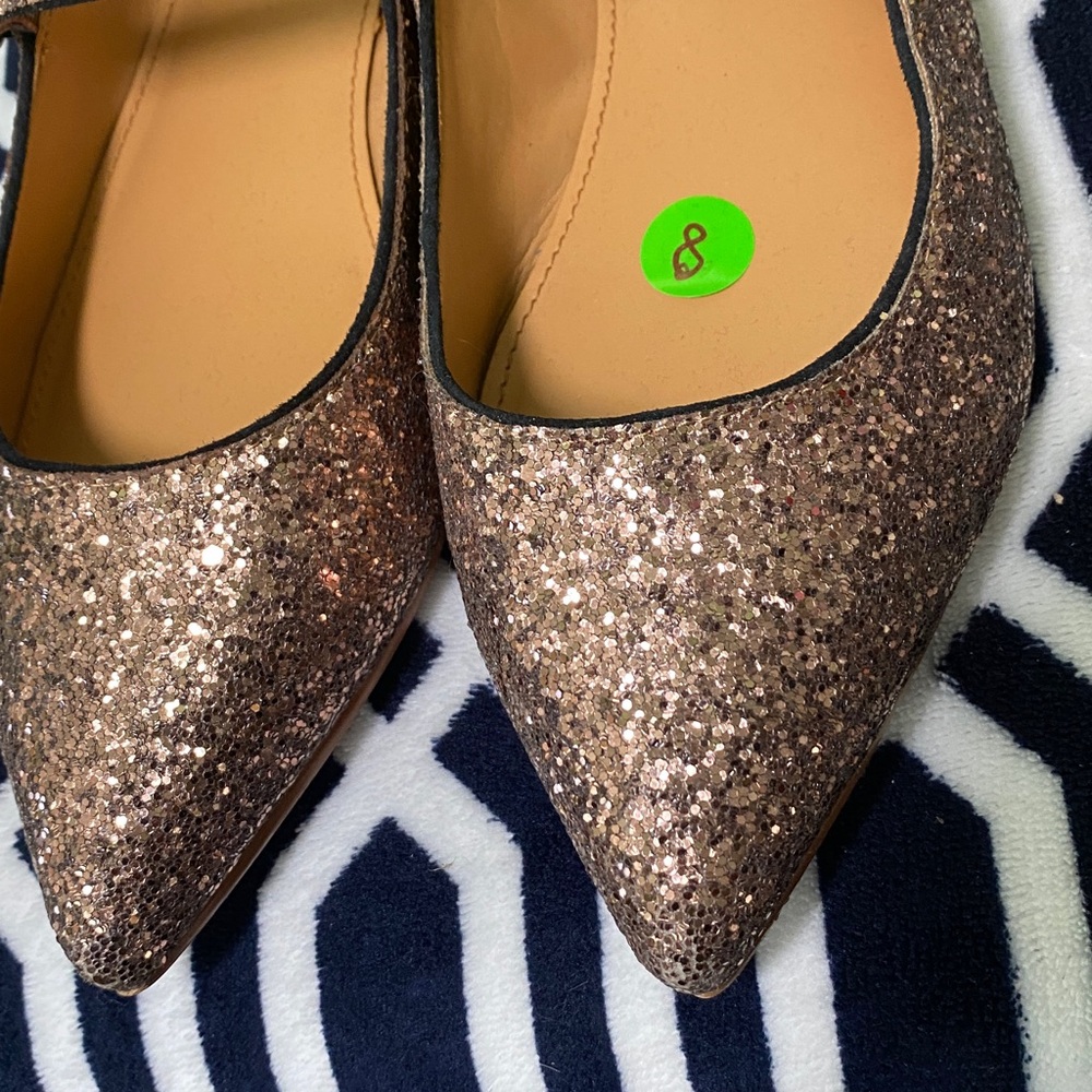 J. Crew Glittery Mary Jane Flats - Picture 2 of 2